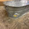 Pair of Large Decorative Metal Tubs - 6