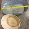 Pair of Large Decorative Metal Tubs - 10