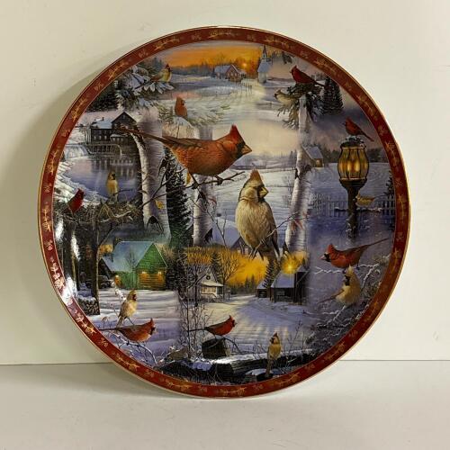 Winter Duet Decorative Plate by Sam Timm