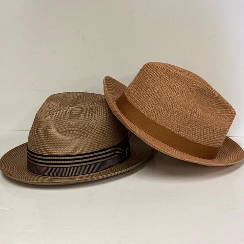 Pair of Fedora-Style Hats - Goorin Bros. and Stetson