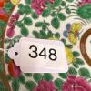 Famille Rose-Style Ceramic Charger with Floral Motif - 6