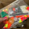Box of Mixed Fishing Tackle, Fly Boxes, Reel and Floats - 2