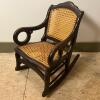 Victorian-Style Child's Caned Rocking Chair