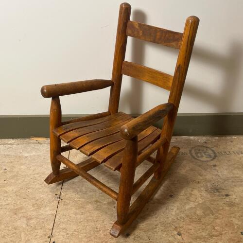 Child's Wooden Rocking Chair