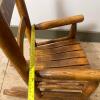 Child's Wooden Rocking Chair - 9
