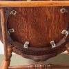 Victorian-Style Wooden Armchair With Needlepoint Seat - 6