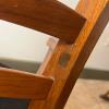 Victorian-Style Wooden Armchair With Needlepoint Seat - 8