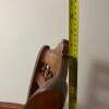 Victorian-Style Wooden Armchair With Needlepoint Seat - 10