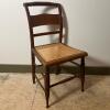 Antique Cane Seat Side Chair in the Victorian Manner