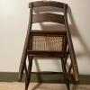 Antique Cane Seat Side Chair in 19th Century Style - 4