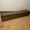 Wooden Storage Chest with Metal Corner Brackets