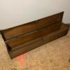 Wooden Storage Chest with Metal Corner Brackets - 2