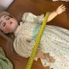 Antique-Style Bisque Doll with Blonde Wig and Extra Outfits - 4