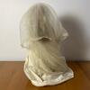 Victorian-Style Porcelain Bride Doll with Veil and Dress - 2
