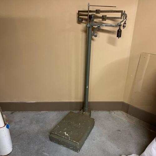 RARE Jones Co. Binghamton Cast Iron Balance Beam Scale