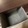 Cube Storage Shelf with Fabric Bins, Dark Finish - 3