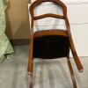 Balloon Back Side Chair in Victorian Style With Upholstered Seat - 3