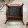 Vintage Pair of Martha Washington Federal Mahogany Upholstered Armchairs - 4