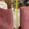 Vintage Pair of Martha Washington Federal Mahogany Upholstered Armchairs - 7