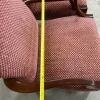 Vintage Pair of Martha Washington Federal Mahogany Upholstered Armchairs - 8
