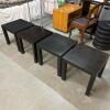 Black Modern Square Side Tables - 7