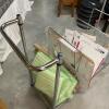 Nexel Chrome Wire Mail Cart with Two Tiers - 2
