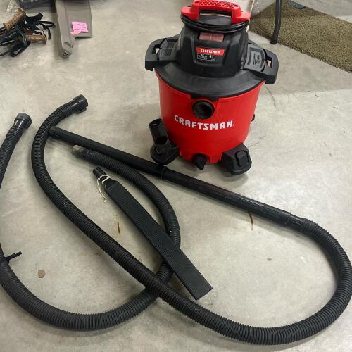 Craftsman Wet/Dry Shop Vacuum with Hose Attachments