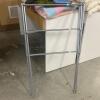 Folding Metal Drying Rack Silver Finish - 2
