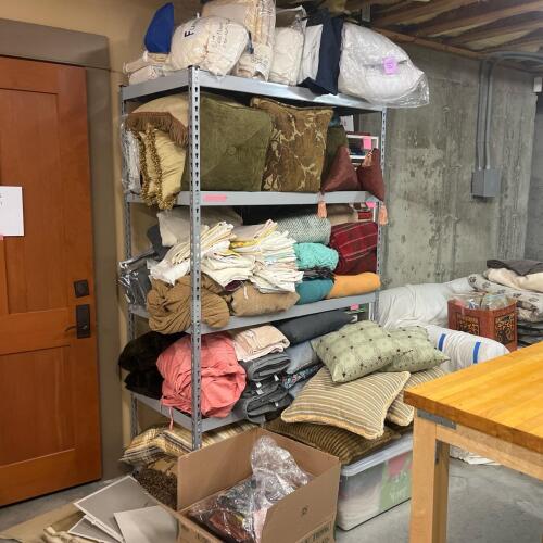 Assorted Decorative Pillows, Comforters, and Linens Pickers Lot