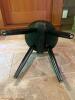 Black Painted Keyhole Chair With Decorative Backrest - 5