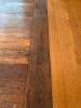 Gorgeous Rustic Wood Trestle Dining Table with Two Leaves Matching Bench - 7