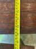 Gorgeous Rustic Wood Trestle Dining Table with Two Leaves Matching Bench - 15