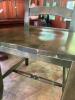 Four Lovely Green Distressed-Style Wooden Dining Chairs - 8