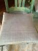 Four Lovely Green Distressed-Style Wooden Dining Chairs - 11