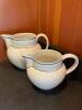 Four Ceramic Pitchers Including Pair of Blue and White from Portugal - 3
