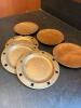 Lot of Brass Candle Bases with Star Cutouts