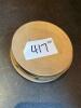 Lot of Brass Candle Bases with Star Cutouts - 5