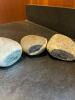 Trio of Stone Bud Vases, Signed by Lee Spillar - 5