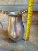Woodbury Pewterers Pitcher and Pair of Tiles Marked France - 4
