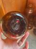 Amber Glass Vases with Trio of Hand-Blown Small Vases - 3