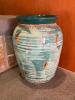 Decorative Glazed Vase Signed K. Haun