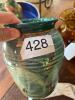Decorative Glazed Vase Signed K. Haun - 7