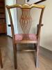 Set of 8 Antique Chippendale-Style Mahogany Armchairs with Reupholstered Seats c. 1840 - 11