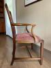 Set of 8 Antique Chippendale-Style Mahogany Armchairs with Reupholstered Seats c. 1840 - 12