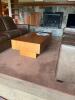 Large Medium Brown Rectangular Area Rug 8' 11" x 9' 9"