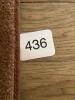 Large Medium Brown Rectangular Area Rug 8' 11" x 9' 9" - 9