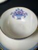 Limoges Bouillon Cups and Saucers with Floral Motif - 3
