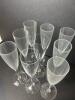 Set of 9 Baccarat Champagne Glasses - 7