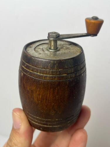 Marlux Wood Barrel Pepper Mill Grinder Made in France