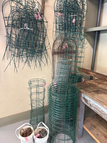 Galvanized Wire Mesh Rolls and Green Wire Garden Fencing